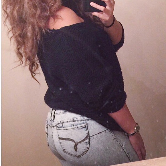 Light Wash Acid Jeans - Picture 3 of 6